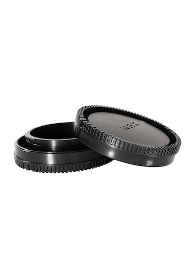 Sony Nex- E Mount için Body Kapağı ve Lens Arka Kapağı