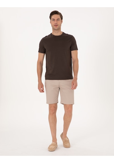 Pierre Cardin Erkek Bej Şort / Bermuda 50308132-vr011 Bej