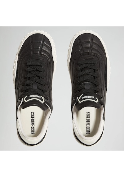 Sneaker Günlük Erkek 27116/cp F Bkku Bikkembergs 64039996 Nappa Black/nappa White Nappa Black/nappa White