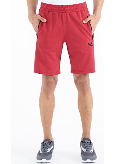 Air Jones Tommy Life Ryan Kırmızı Cepli Standart Kalıp Erkek Şort - 81239 Kırmızı