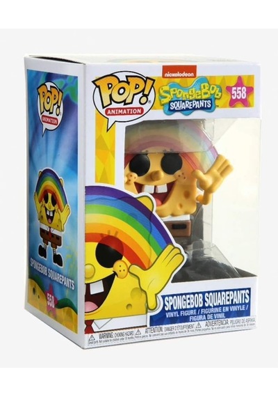 Funko 39552 Pop Vinyl Squarepants S3: Spongebob Rainbow Sammelb