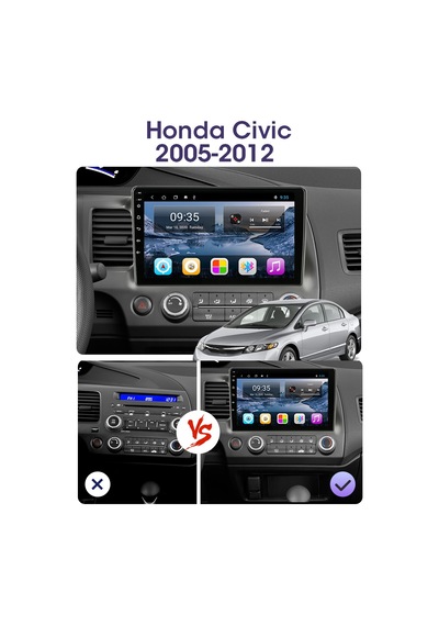 Honda Civic Fd6 Android Multimedya 2gb/32gb 10 İnc Hd Ips Carplay