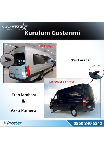 Sprinter Crafter Uyumlu Ahd 1080p Hd Kamera