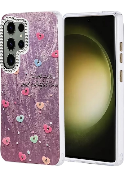 Newface Samsung Galaxy S25 Ultra Kılıf Blade Aynalı Desenli Kapak - Desen 8