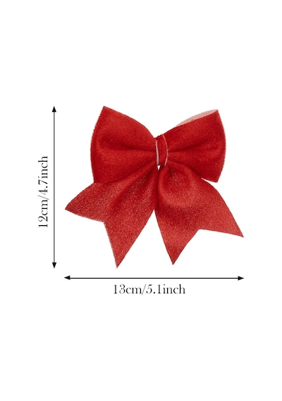 Karaca Home New Year Yılbaşı Ribbon Kırmızı Ağaç Kurdelesi 12x13 153.09.01.1779