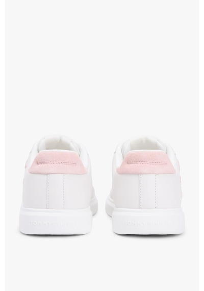 Th Kadın Icon Court Script Beyaz-pembe Sneaker-13841 Beyaz
