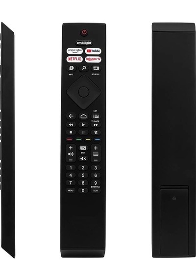 Philips Uyumlu Rm-l1760 Ambılıght-netflıx-prıme Vıdeo-youtube-rakuten Tv Tuşlu Led Tv Kumanda 40176 16129 124065