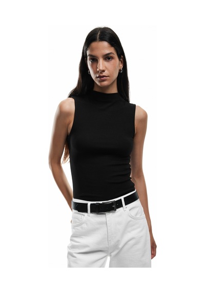 Koton Modal Karışımlı Slim Fit Dik Yaka Uzun Kollu Tişört Siyah 7wal10144ık Koton Modal Karışımlı Slim Fit Dik Yaka Uzun Kollu Tişört Siyah 7wal10144ık