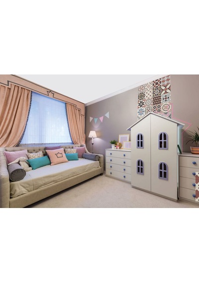 Kendinden Yapışkanlı Patchwork Desenli Pvc Karo 15x15 Cm 5 Li Paket