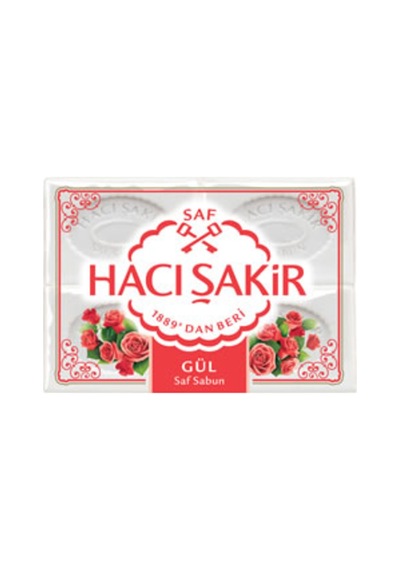 5 Adet Hacı Şakir Gül Kalıp Sabun 4x150 G Diğer