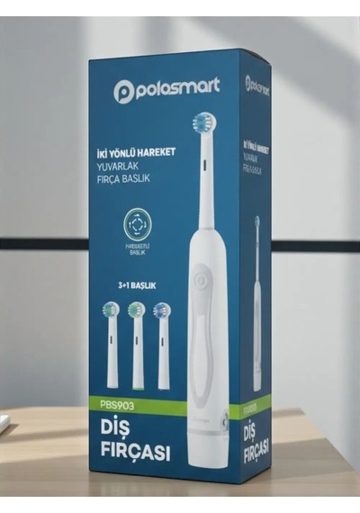 Ticimark Pbs-903 Pilli Diş Fırçası 3+1 Başlık Ipx5 Orta Sertlik-iki