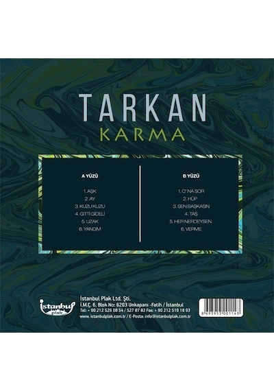 Tarkan Karma Lp Plak
