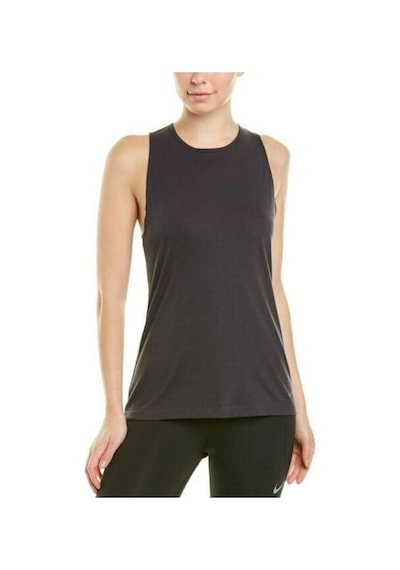 Nike Kadın Siyah W Nk Dry Tank Studıo Open Back T-Shirt Ao9805-08-Xs