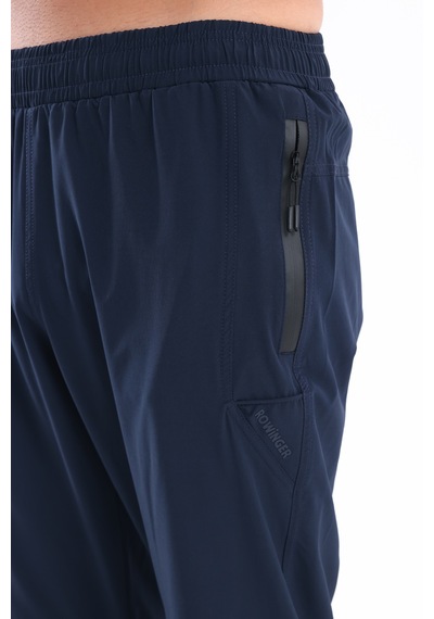 Rowinger B-stretch Kumaş Fermuarlı Cepli Düz Paça Erkek Spor Eşofman Altı Blue