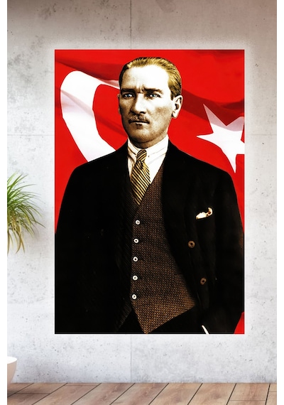 Lucena Metal Baskılı Atatürk Koleksiyonu Tablo No 32 - 20 Cm X 30 Cm