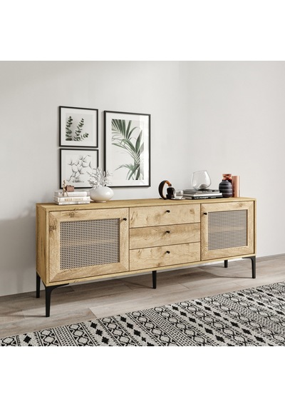 Trio Wood Hasırlı Konsol %100mdf