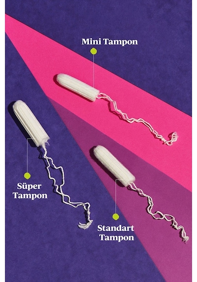 Beyza'nın Tampon Paketi 10 Mini Tampon, 10 Standart Tampon