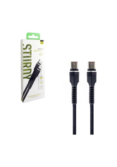 Kablo Type-C To Type-C Usb 3.0 Örgülü 1Mt Powerway Qc-49 (527775278)