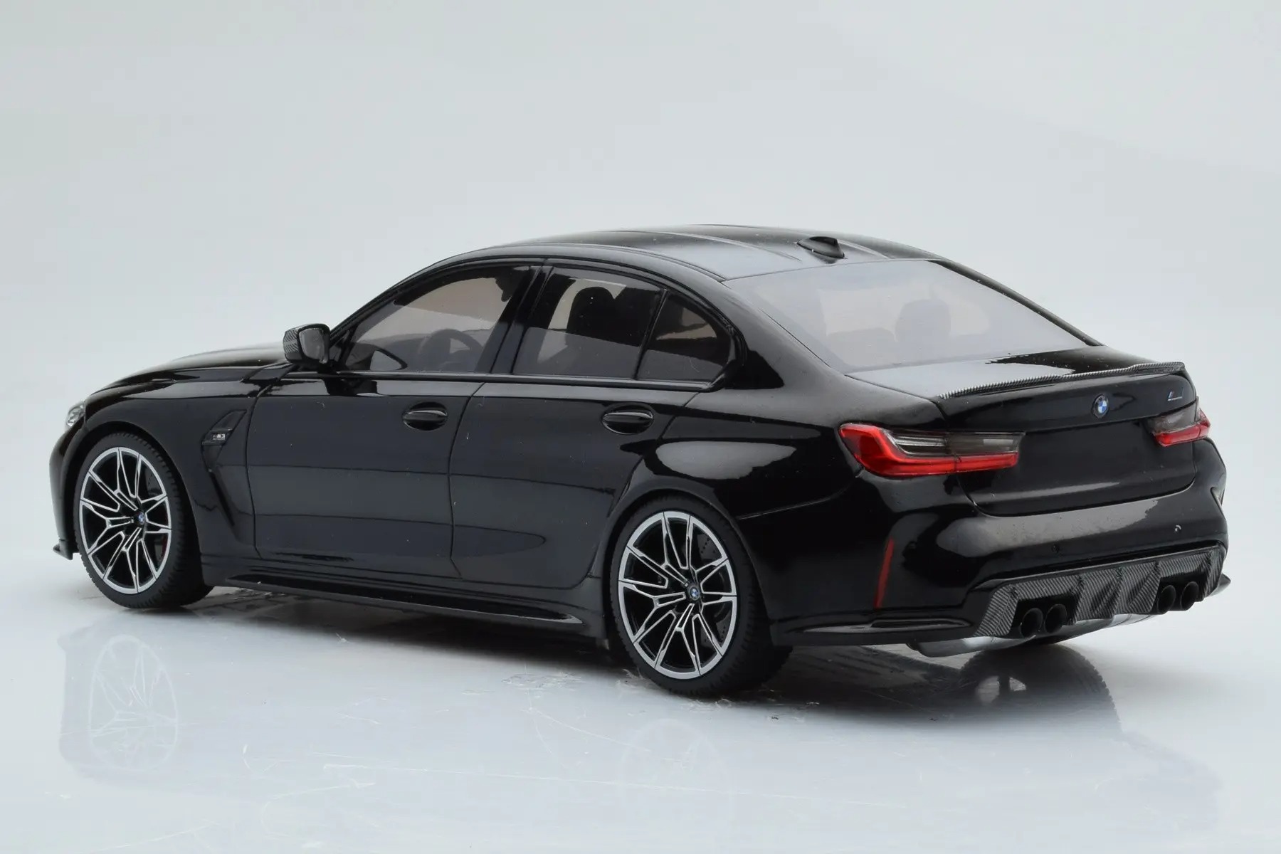 1:18 Ölçek Minichamps 2020 Bmw M3 G80 - Black Diecast Metal Minyatür Model Araba 25cm