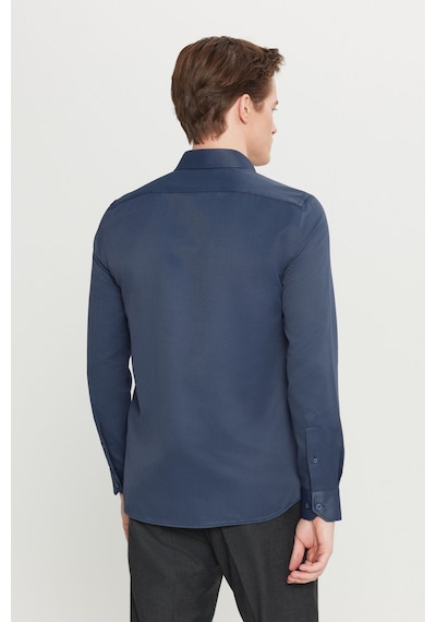 AC&Co / Altınyıldız Classics Erkek LACI Kolay Ütülenebilir Slim Fit Dar Kesim İtalyan Yaka Armürlü Gömlek Lacivert AC&Co / Altınyıldız Classics Erkek LACI Kolay Ütülenebilir Slim Fit Dar Kesim İtalyan Yaka Armürlü Gömlek Lacivert