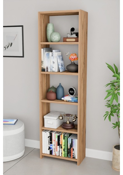 Alpaevmobilya Ahşap 5 Raflı 150 Cm Çok Amaçlı Açık Kitaplık Dekoratif Salon Rafı Düzenleyici Ve Organizer Atlantik Çam Alpaevmobilya Ahşap 5 Raflı 150 Cm Çok Amaçlı Açık Kitaplık Dekoratif Salon Rafı Düzenleyici Ve Organizer Atlantik Çam