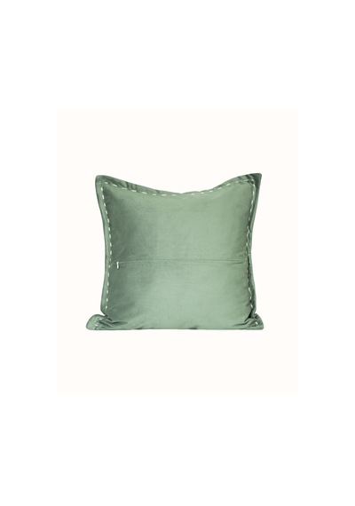 Koza Home İbiza Yeşil Kadife Yastık 43x43 5019