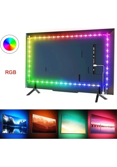 3 Metre Usb Tv Led Rgb Ct-4566 Beyaz