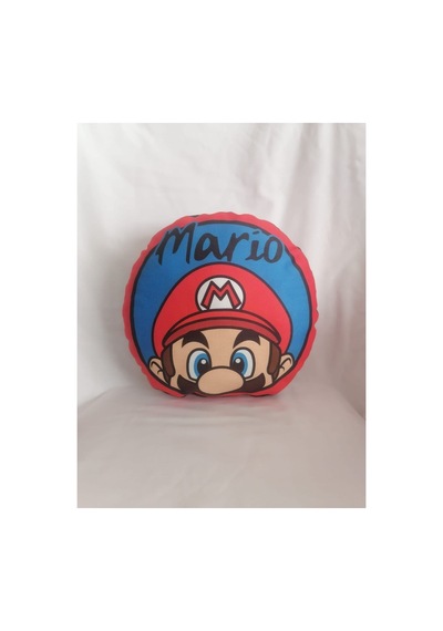 Super Mario Desenlı Tasarım Yastık Kırmızı
