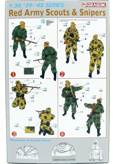 Dragon 6068 1/35 Ölçek, Kızıl Ordu Gözcü Ve Keskin Nişancıları Plastik Model Kiti-51551