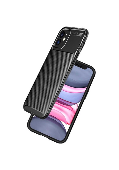 Apple Uyumlu iPhone 12 Mini Kılıf Zore Negro Silikon Kapak-Kahverengi