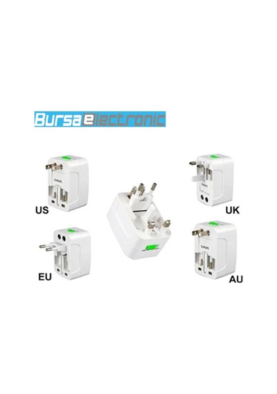 Evrensel Elektrik Dönüştürme Fiş Adaptörü Seyahat Soket