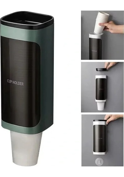 Sunup Sn-27109 Kendinden Yapışkanlı Plastik - Karton Bardak Dispenseri