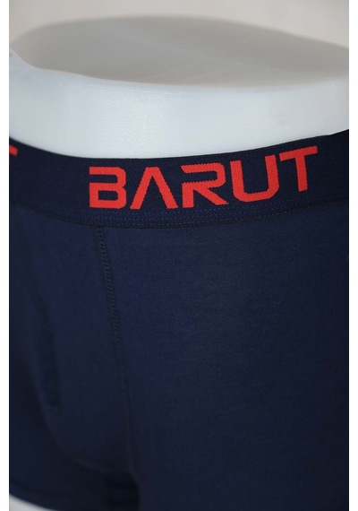 Barut Erkek Penye Likralı Boxer Lacivert