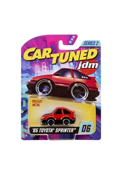 Mey İthalat Cartuned Jdm Seri 2 1985-87 Sprinter Trueno Gt-apex Ae86 - Siyah Kırmızı Araba