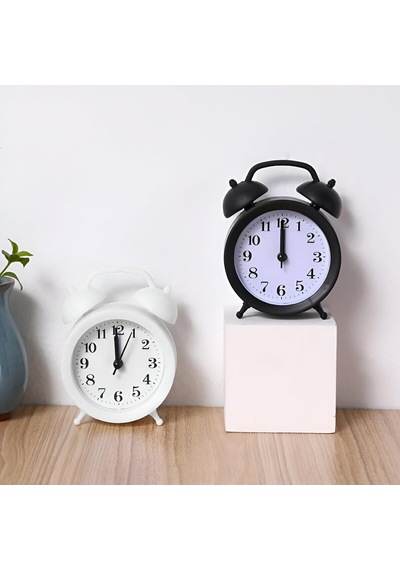 Kaktüskedi Søtrund Akar Saniyeli Alarmlı Analog Masa Saati - Çalar Saat B Diğer