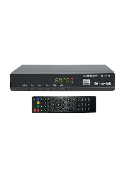 Botech Bs 5000 Hd Kasalı Uydu Alıcısı Skart Girişli