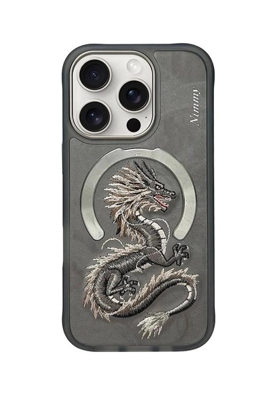 İphone 14 Pro Max Uyumlu Golden Dragon Kılıf 3d İşlemeli Aksesuar Cep Aksesuarı Taşınabilir Koruma çok renkli