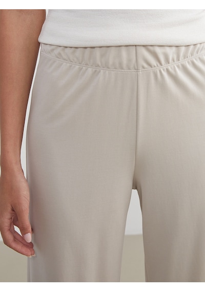 Lcwaıkıkı Classic Gri Beli Lastikli Modal Karışımlı Kadın Pantolon