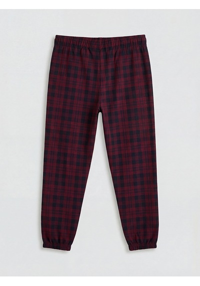 Lc Waikiki Lc Waıkıkı Bordo Standart Kalıp Ekose Erkek Pijama Alt