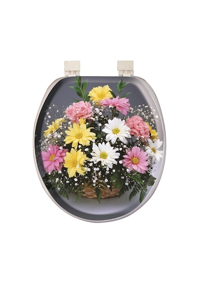 Softy Jumbo Desenli Yumuşak Klozet Kapağı Beyaz 8691580114441