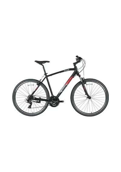 Bisan Trx 8100 Erkek Şehir Bisikleti 46cm V 28 Jant 21 Vites Mat Siyah Kırmızı Çok Renkli