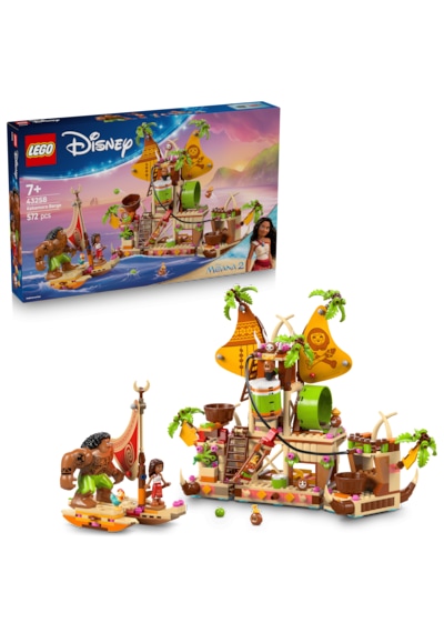 LEGO® ǀ Disney Moana 2 Kakamora Gemisi 43258 - 7 Yaş ve Üzeri Çocuklar için Hazine Sandığı içeren Yaratıcı Oyuncak Yapım Seti (572 Parça)