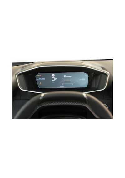 Peugeot Uyumlu 2008 10 İnç Dijital Gösterge Araç Ekran Koruyucu 9h Nano Kırılmaz Şeffaf