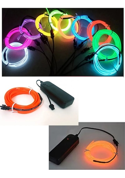 Neon Ip Oto Şerit Ledi Truncu Renk 3 Metre.