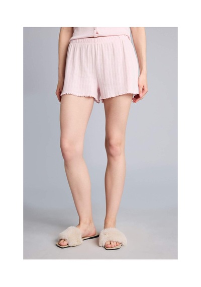 Defacto Regular Fıt Kısa Kollu Ayıcıklı 2li Pembe Pijama Takım H6328ax26smpn436 Pembe-pn436