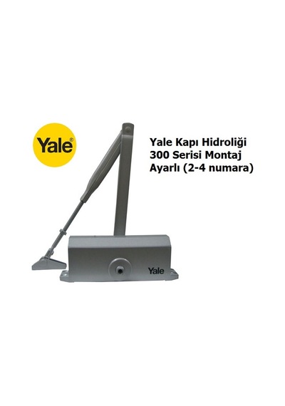 Yale Kapı Hidroliği Kapı Kapayıcı 2-4 Güç Ayarlı Gri