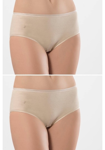 Türen Kadın Ribanalı Dikişsiz 2'li Pamuklu Bikini Külot 001