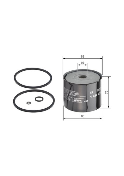 BOSCH 1457434201 Mazot Filtresi Ducato / Boxer 94-02 J9 / Jumper 1.9D 2.5D