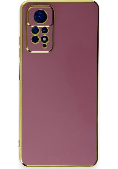Redmi Note 11s Kılıf Şık Ve Parlak Silikon Kapak Ryc/volet Kirmizi