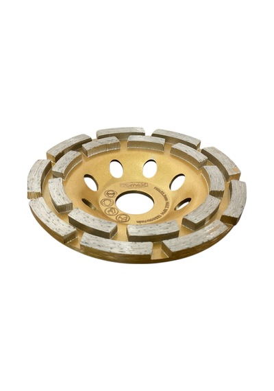 Tomax Çift Sıra Elmas Beton Yüzey Temizleme Diski 115x22.2mm